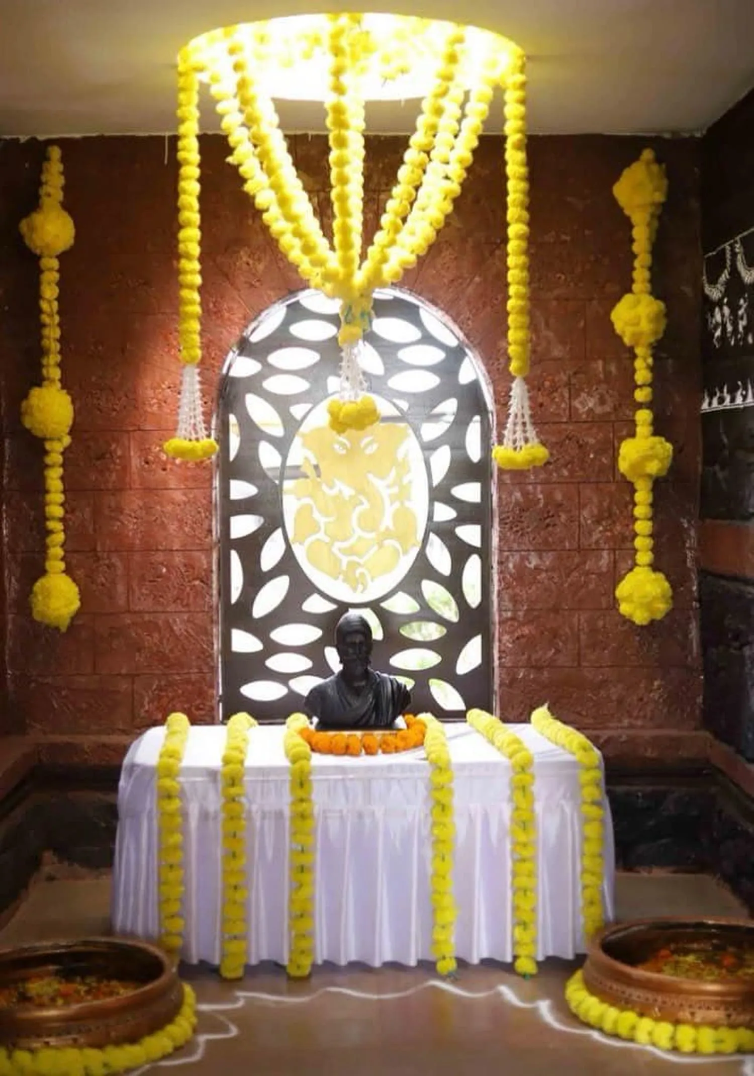 The Deity Hall (देवघर) — ShivBhumi Farmhouse