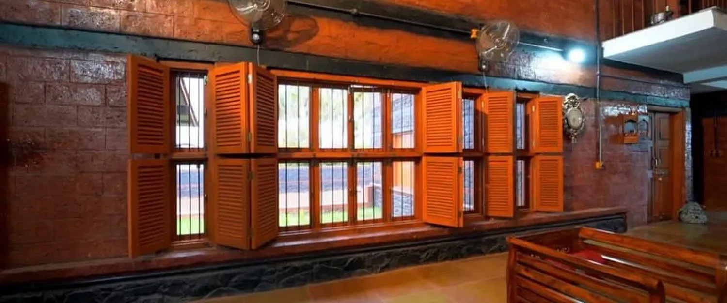 The window-shutter hall — ShivBhumi