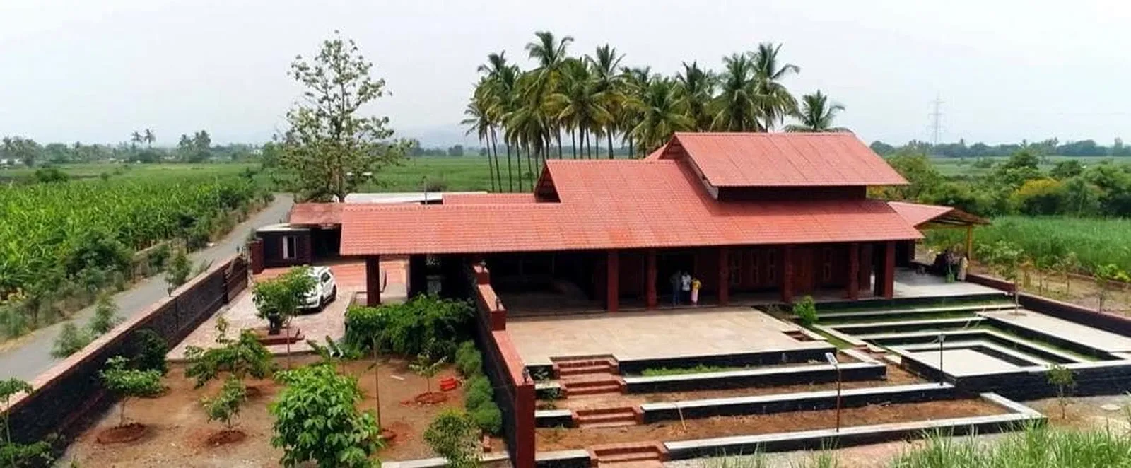 The Courtyard (अंगण) — ShivBhumi Farmhouse